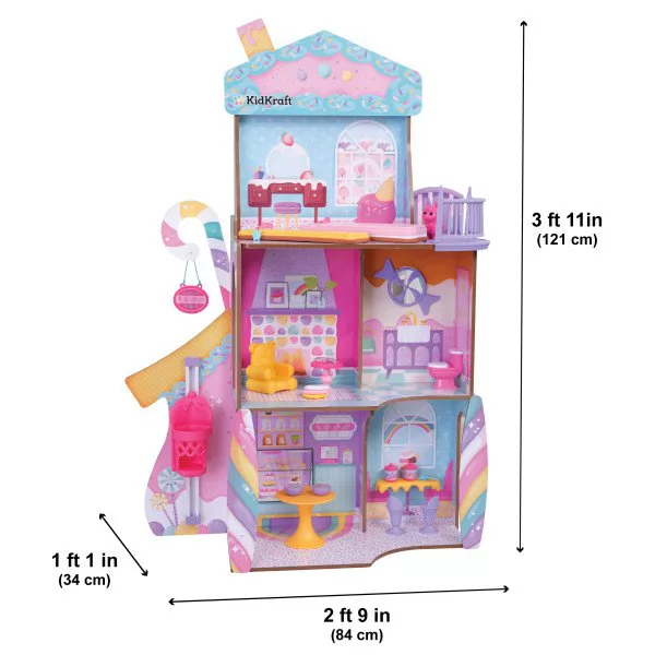 Kidkraft Casa de Muñecas Candy Castle - medidas