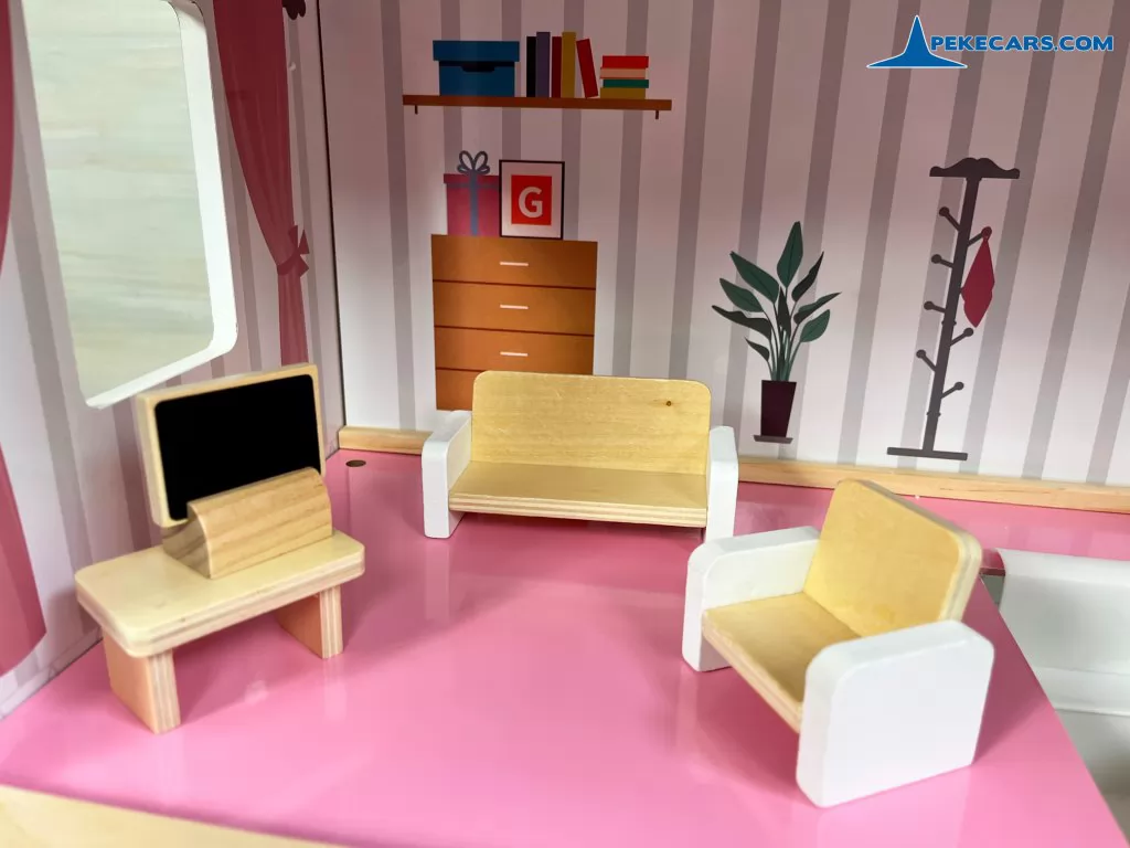 casa de muñecas para niñas casita infantil chic luces accesorios