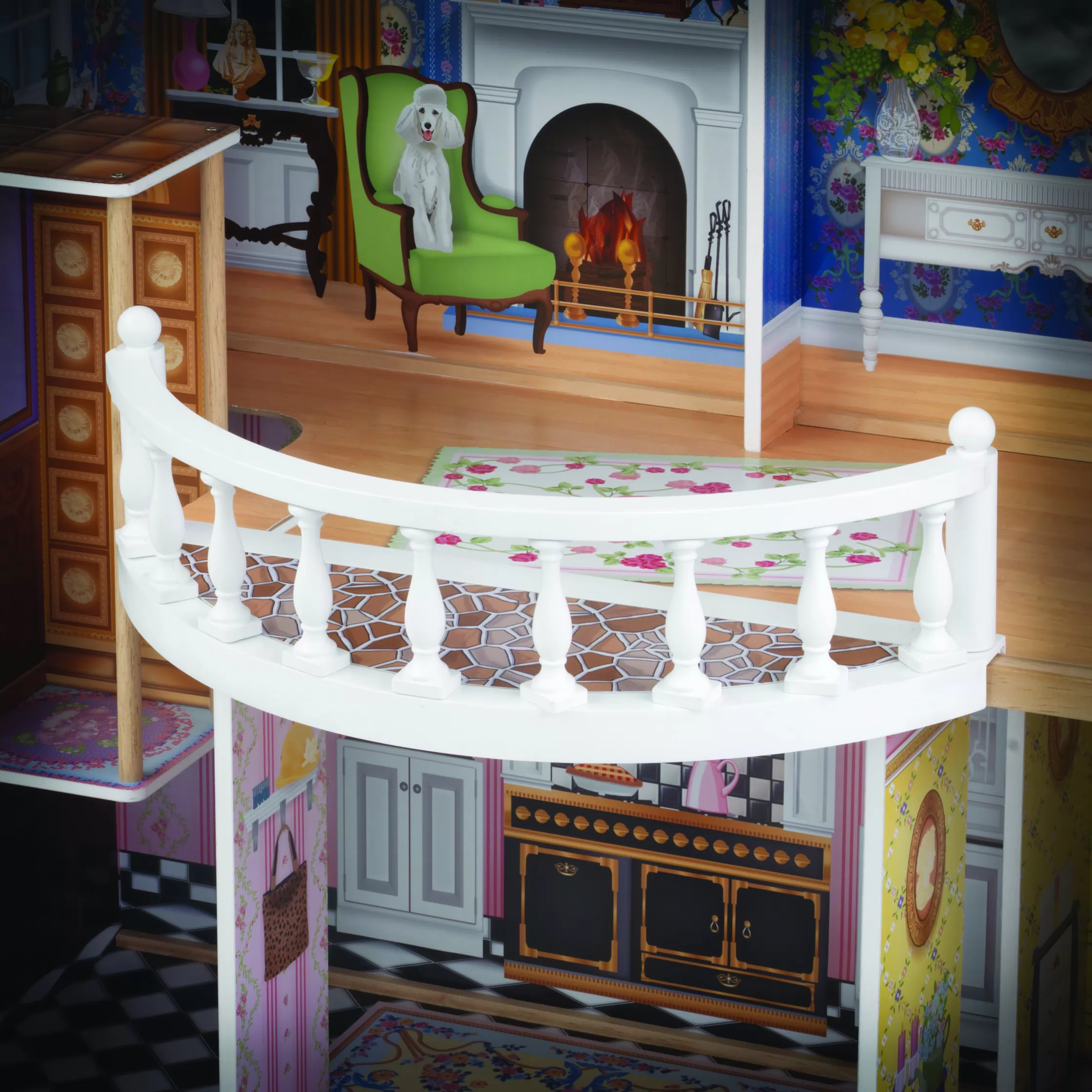 Kidkraft mansion magnolia 65907 - balcon