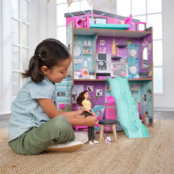 Kidkraft Casa de Muñecas Perfecta Mascota - vista casita