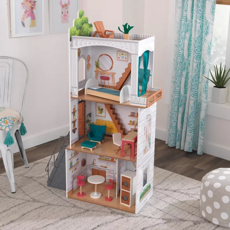 Kidkraft Casa de Muñecas Rowan - vista casita