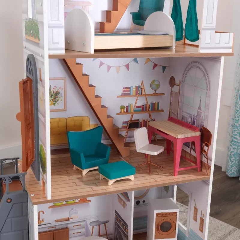 Kidkraft Casa de Muñecas Rowan - sala de estar