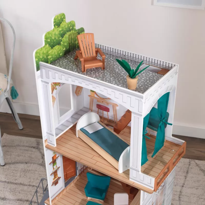 Kidkraft Casa de Muñecas Rowan - terraza