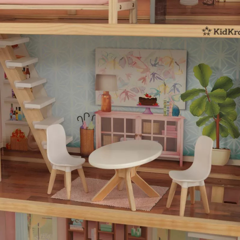 Kidkraft Casa de Muñecas Zoey - comedor