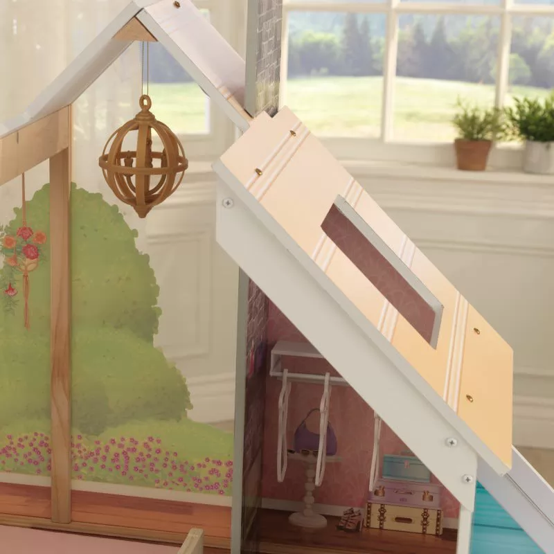 Kidkraft Casa de Muñecas Zoey - tragaluz