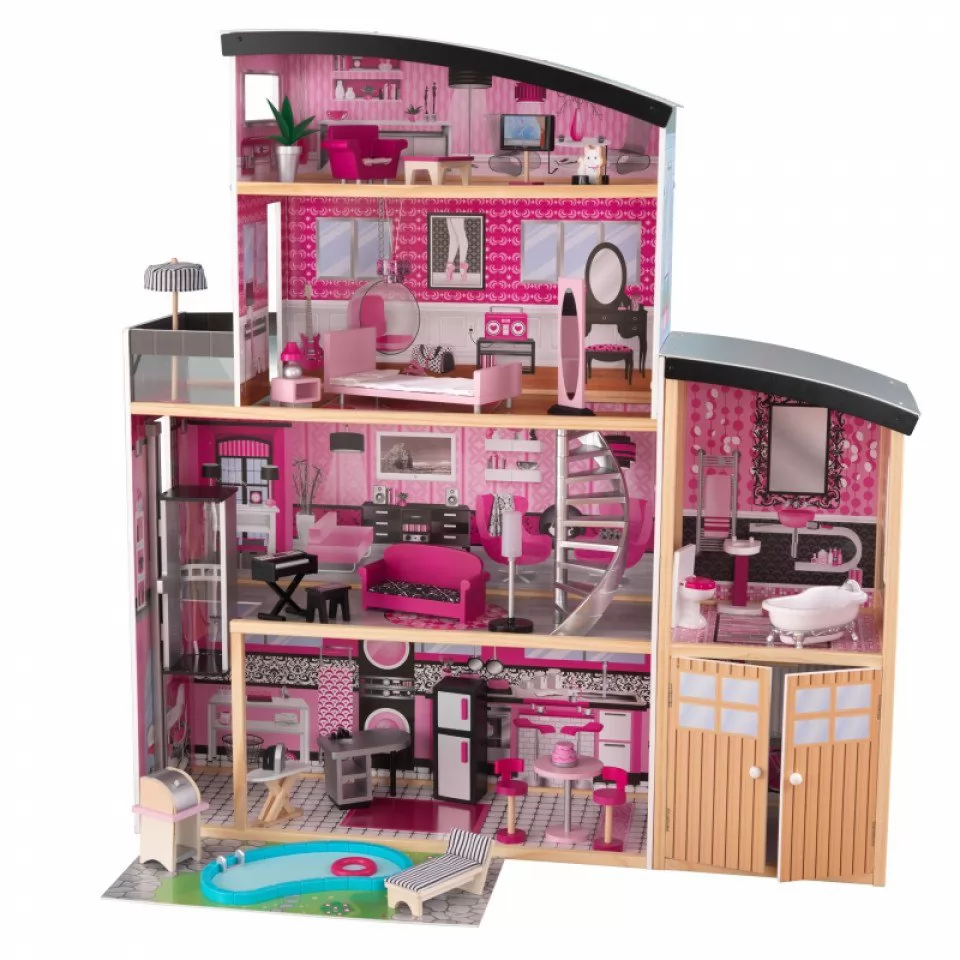 kidkraft casa de muñecas estilo mansion de lujo 65826