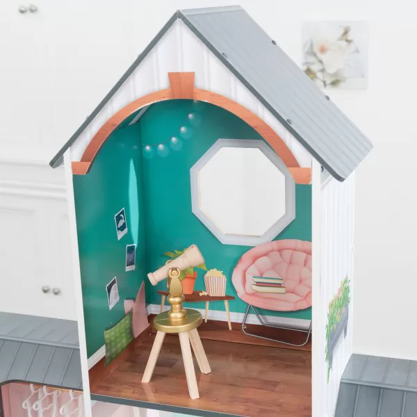 Kidkraft Casa De Muñecas Mansion Celeste 65979 - atico