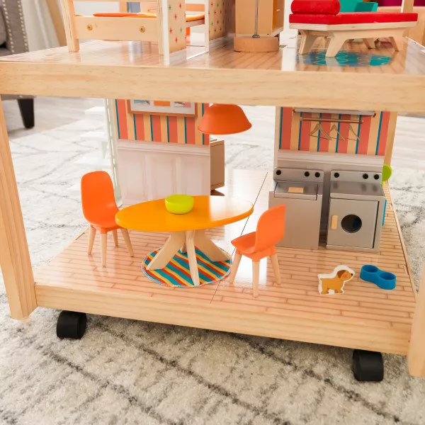 Detalle cocina con accesorios de kidkraft mansion so stylish 65199