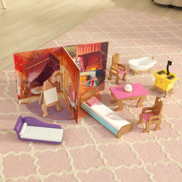 Varios accesorios de casa de muñecas kidkraft disney princess royal celebration 65962