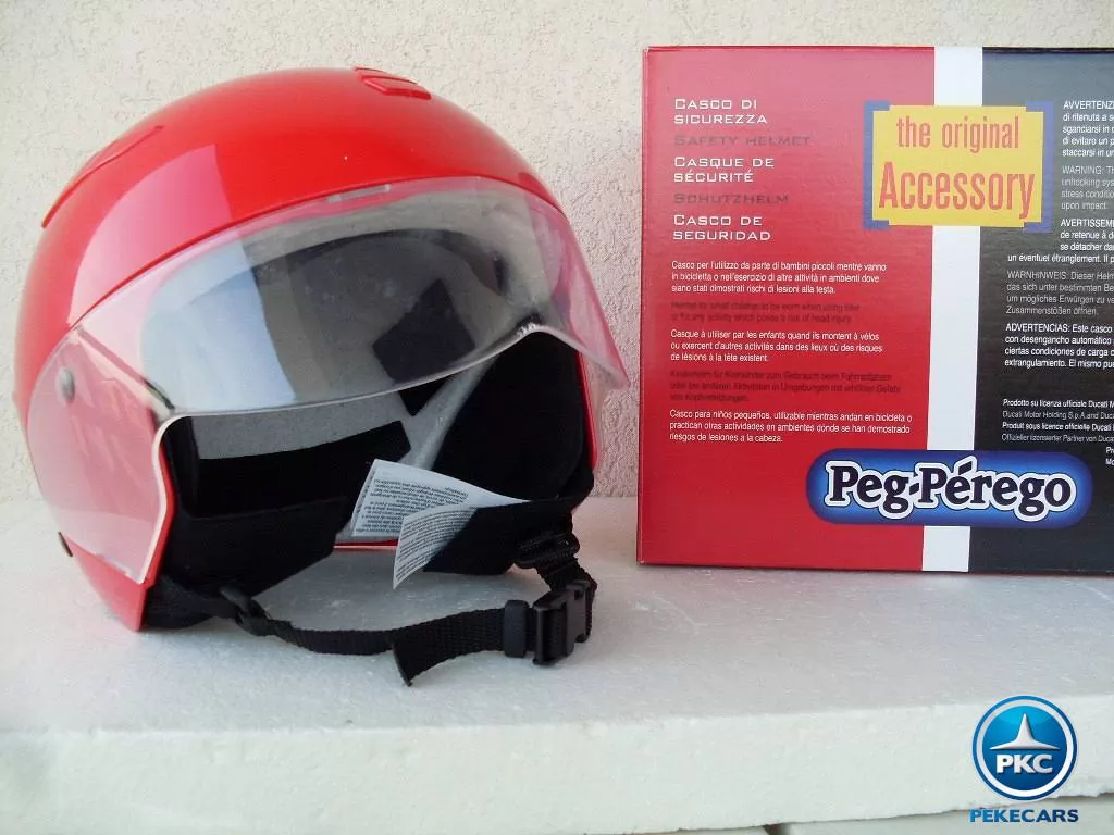Casco para niños Ducati Rojo con caja