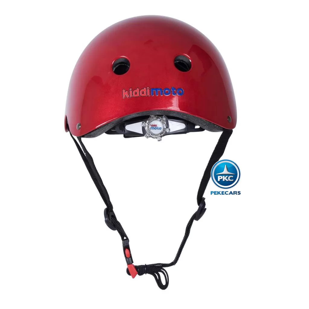 Casco para niños Metálico Rojo Mediano