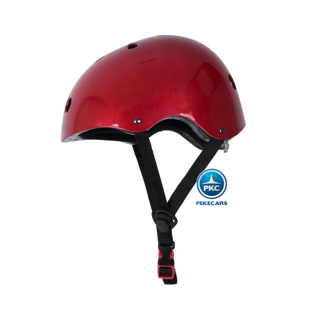Casco para niños Metálico Rojo Mediano