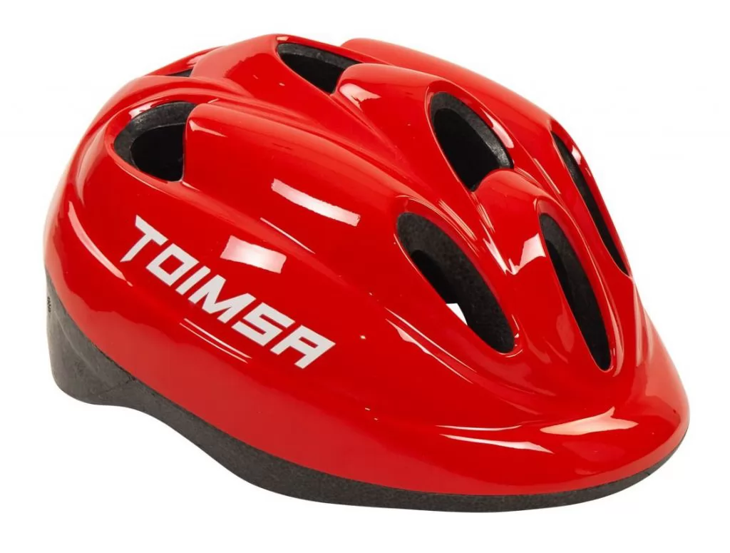 Casco Infantil Bicicleta Toimsa rojo perspectiva