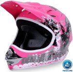 Casco Cross Helm Rosa