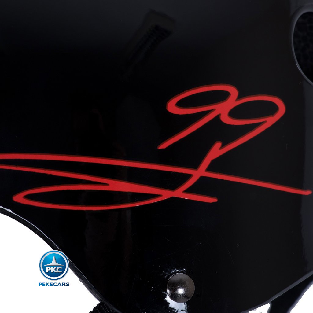 Casco para niños de Jorge Lorenzo tamaño Pequeño reproducción de la firma