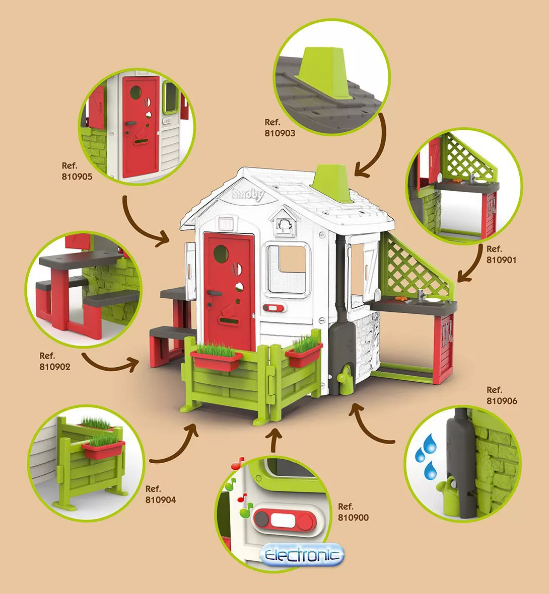 casas de jardin para niñas