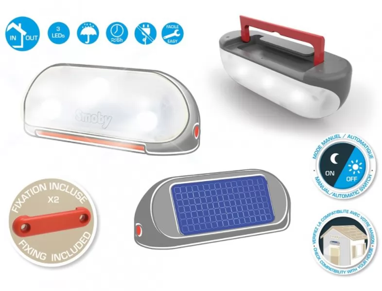 Accesorio Lampara Solar Smoby - caracteristicas