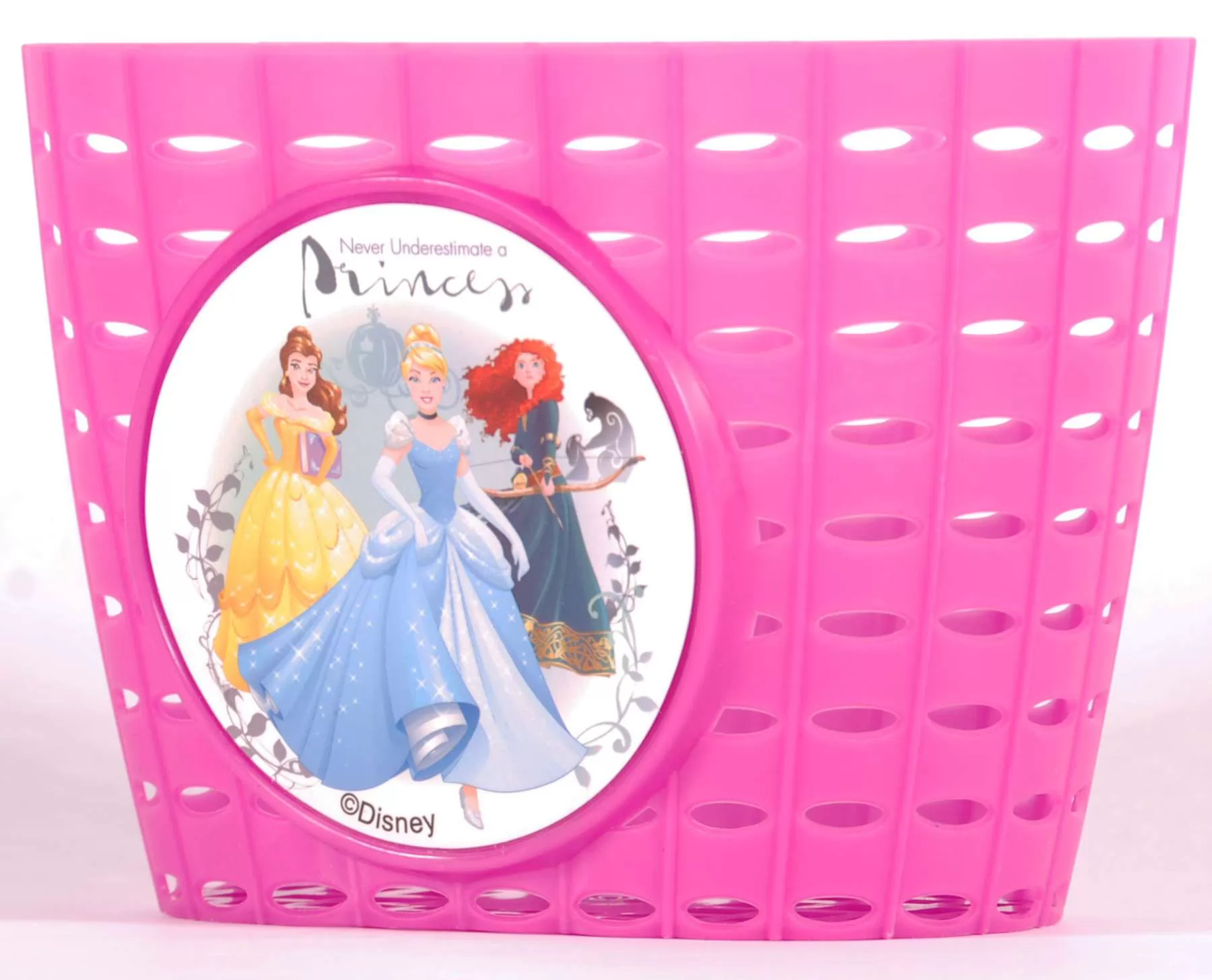 Cesta de bicicleta Disney Princess - vista diagonal