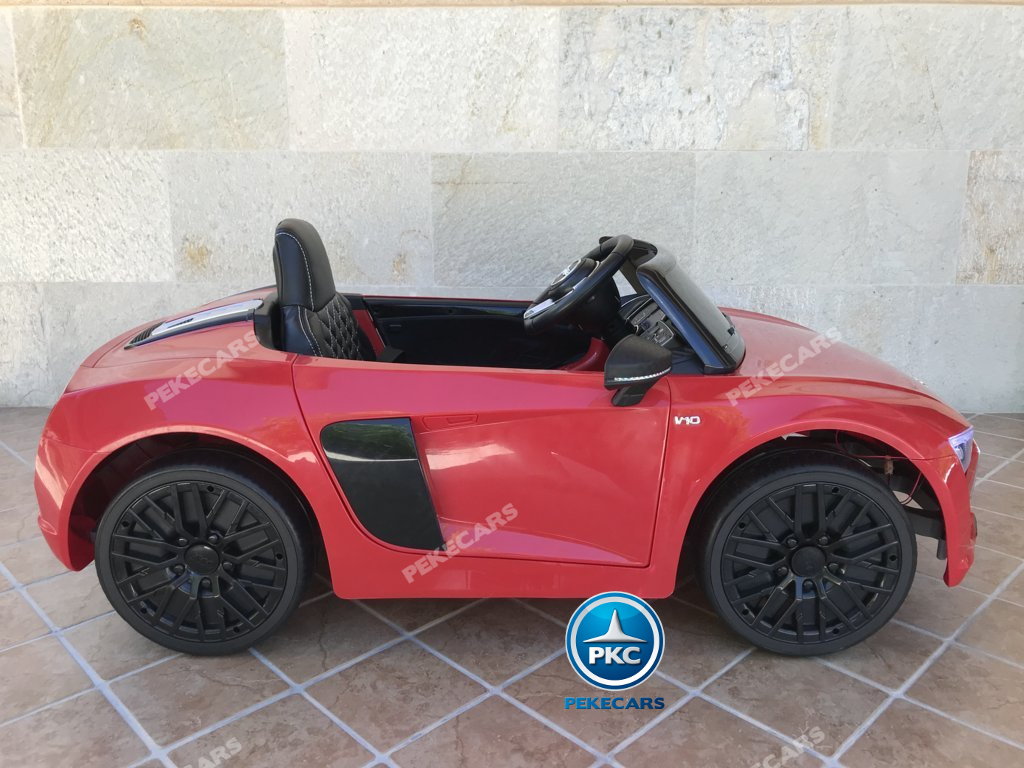Audi R8 Spyder 12v Rojo Pekecars