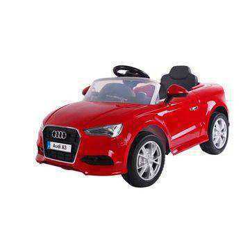 Pekecars audi A3 12V rojo con doble pedal