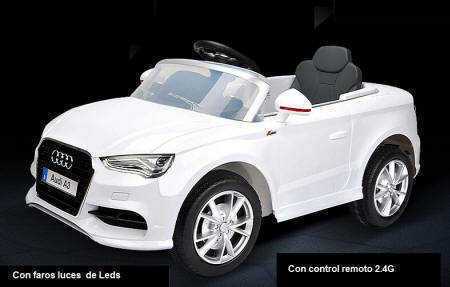 Pekecars Audi A3 12V 2.4G con doble pedal