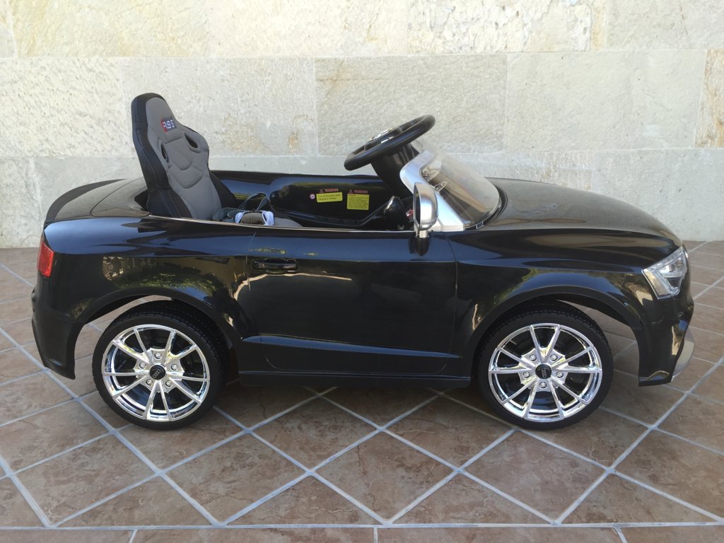 Audi rs5 negro 12v infantil Pekecars