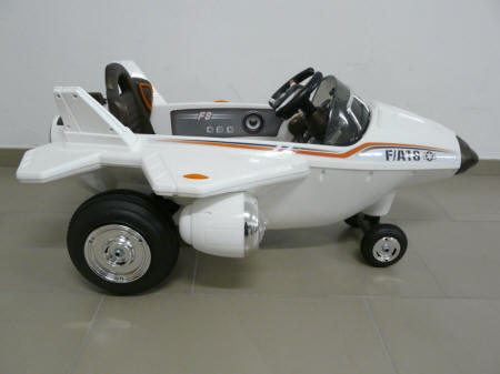 Avion Caza F8 para niños PEKECARS