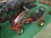 Kart a pedales para niños Pekecars GC001 rojo vista lateral derecha