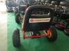 Kart a pedales para niños Pekecars GC001 rojo vista trasera