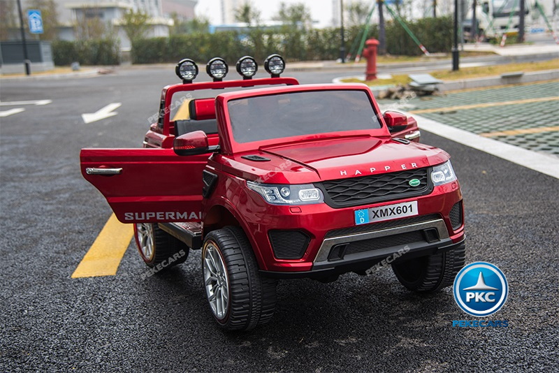 Jeep happer rojo metalizado Pekecars
