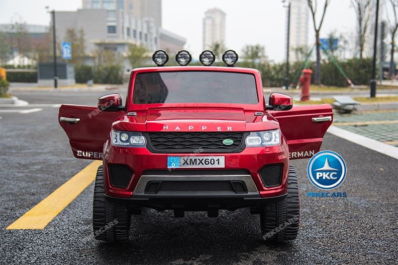 Jeep happer rojo metalizado Pekecars