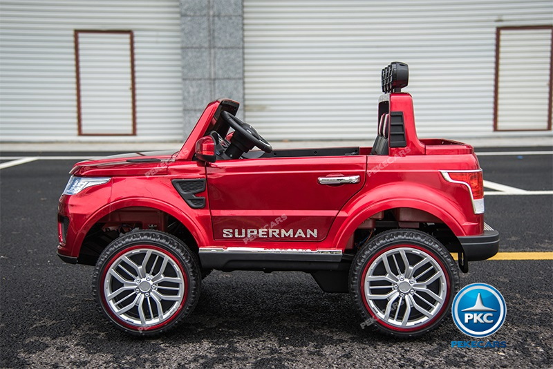 Jeep happer rojo metalizado Pekecars