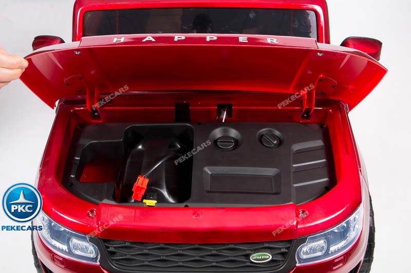 Jeep happer rojo metalizado Pekecars
