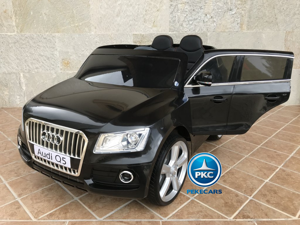 Audi Q5 para niños Negro metalizado vista principal