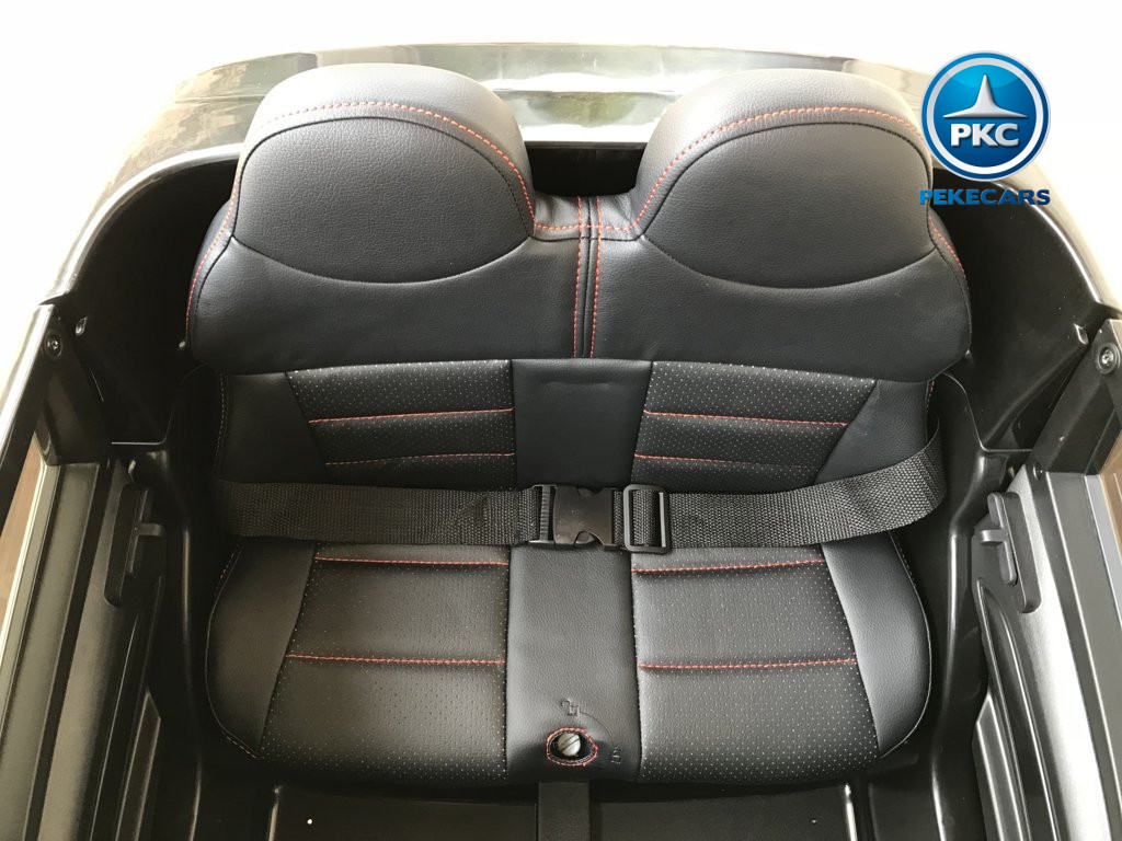 Coche electrico infantil Audi Q5 12V Negro metalizado asiento acolchado en polipiel