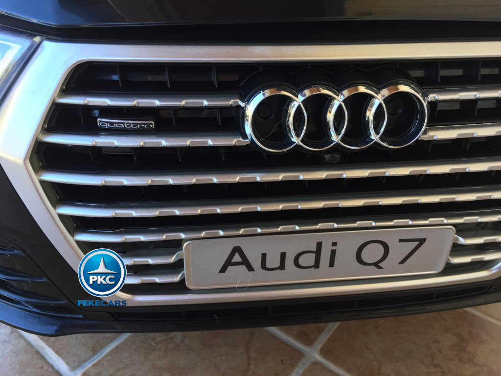Coche electrico para niños Audi Q7 Facelift Negro con licencia oficial