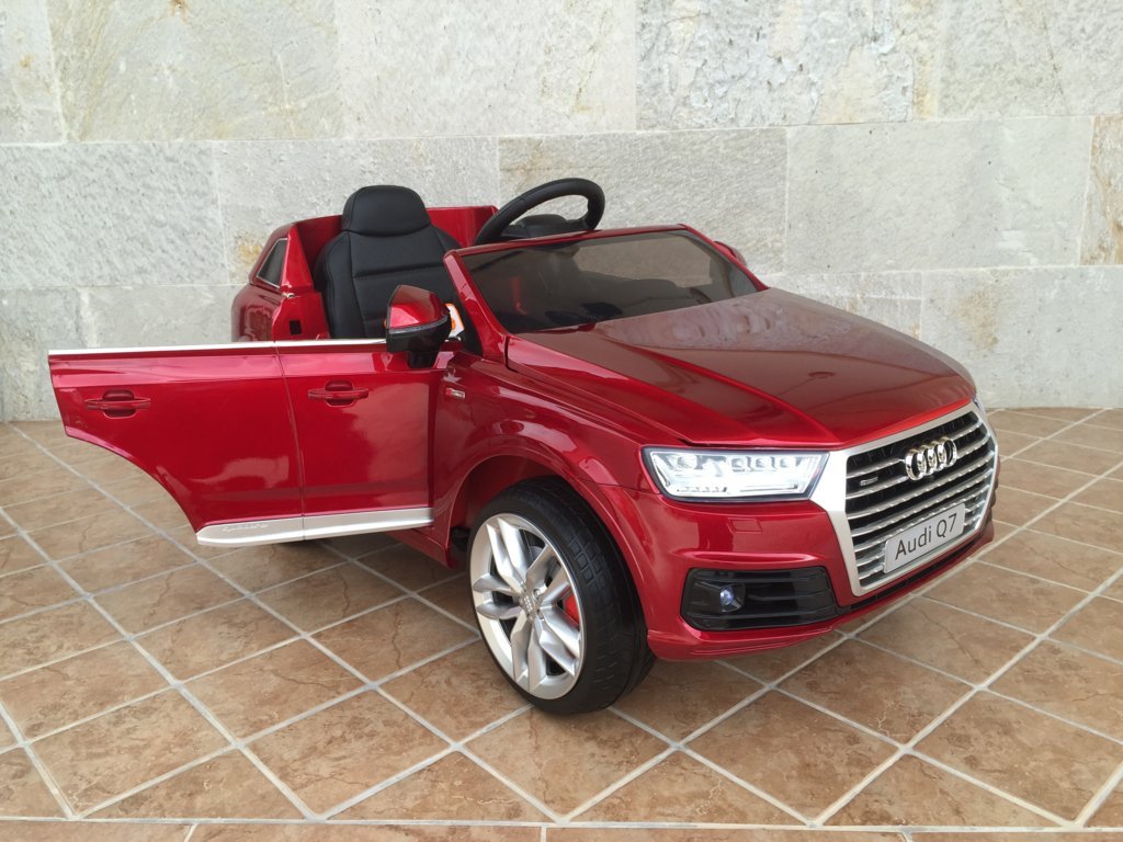 Coche electrico para niños Audi Q7 Facelift Rojo Metalizado vista principal