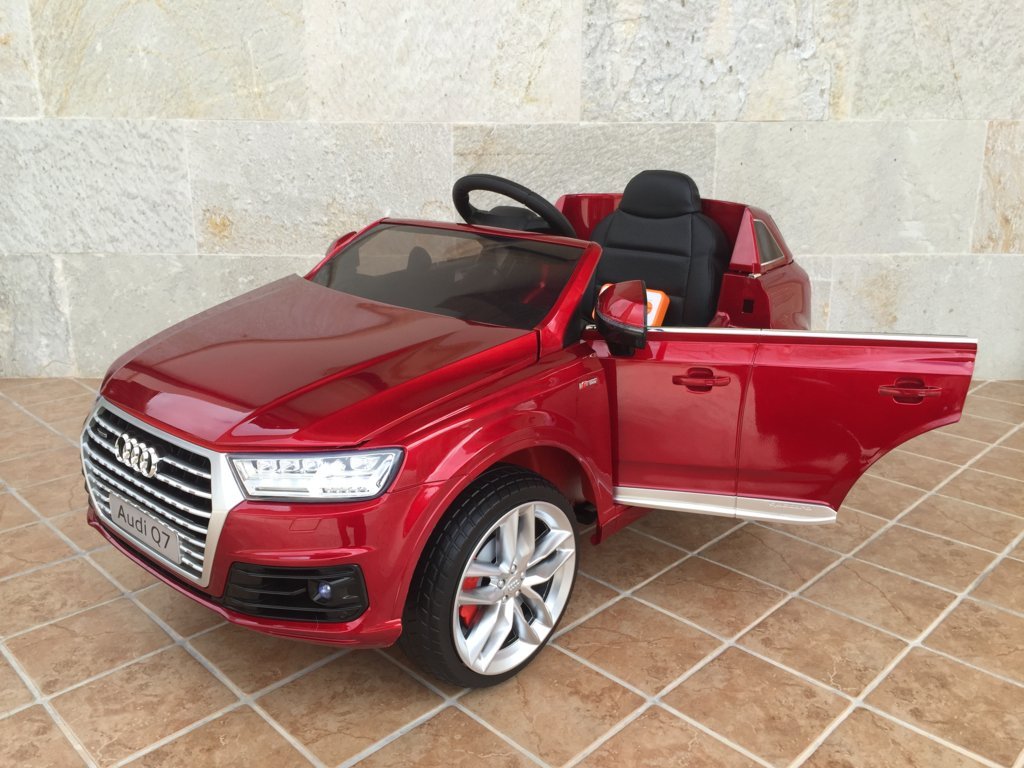 Coche electrico para niños Audi Q7 Facelift Rojo Metalizado