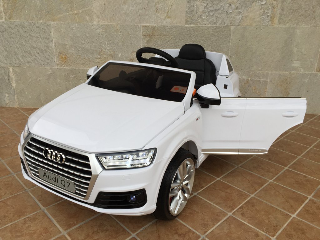 Coche electrico para niños Audi Q7 Facelift Blanco vista principal