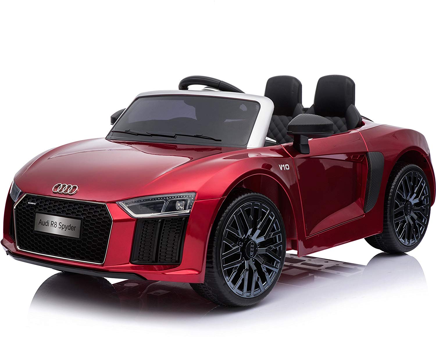 Coche eléctrico para niños Audi Little R8 Spyder Rojo Metalizado 1