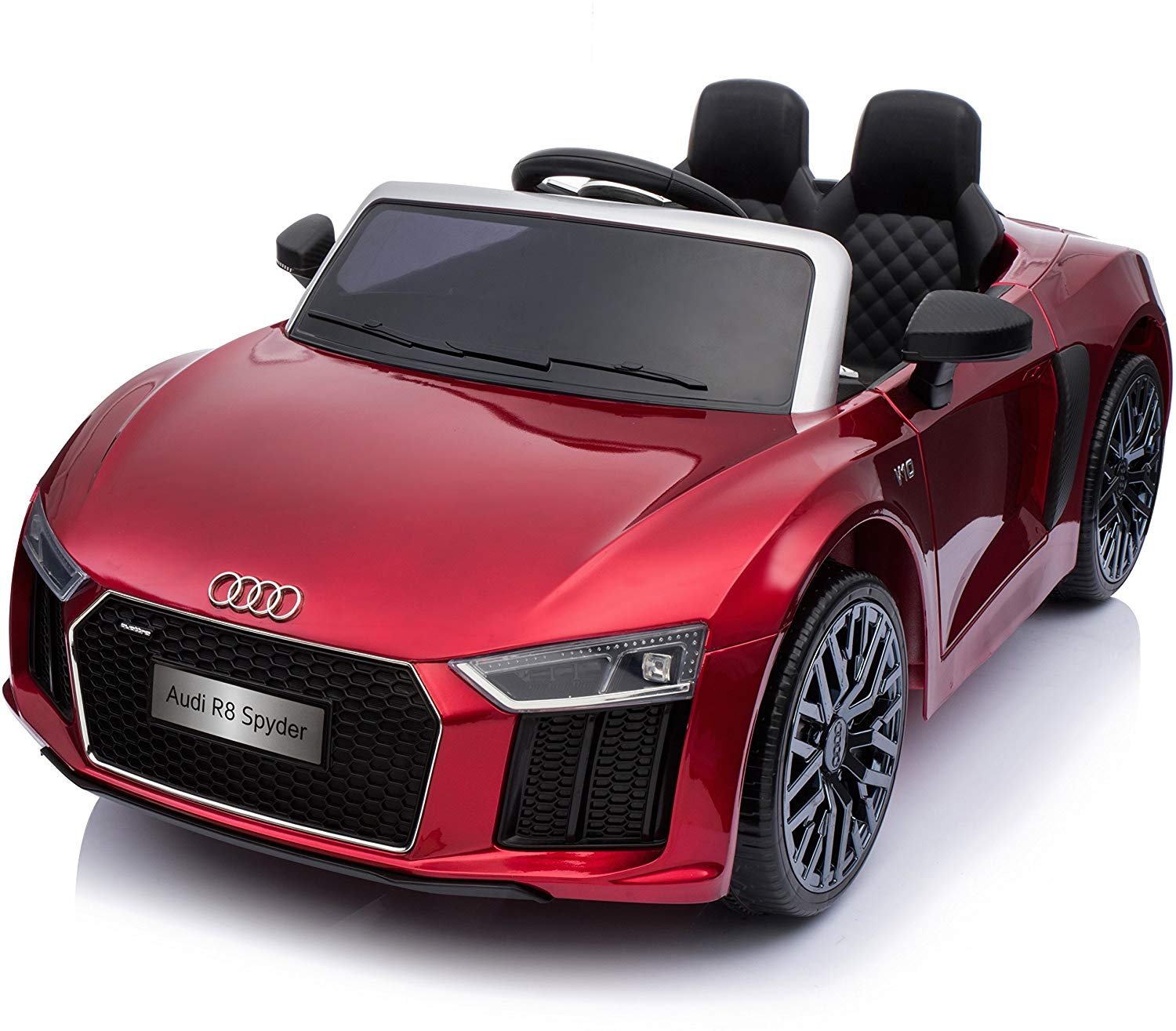 Coche eléctrico para niños Audi Little R8 Spyder Rojo Metalizado 2