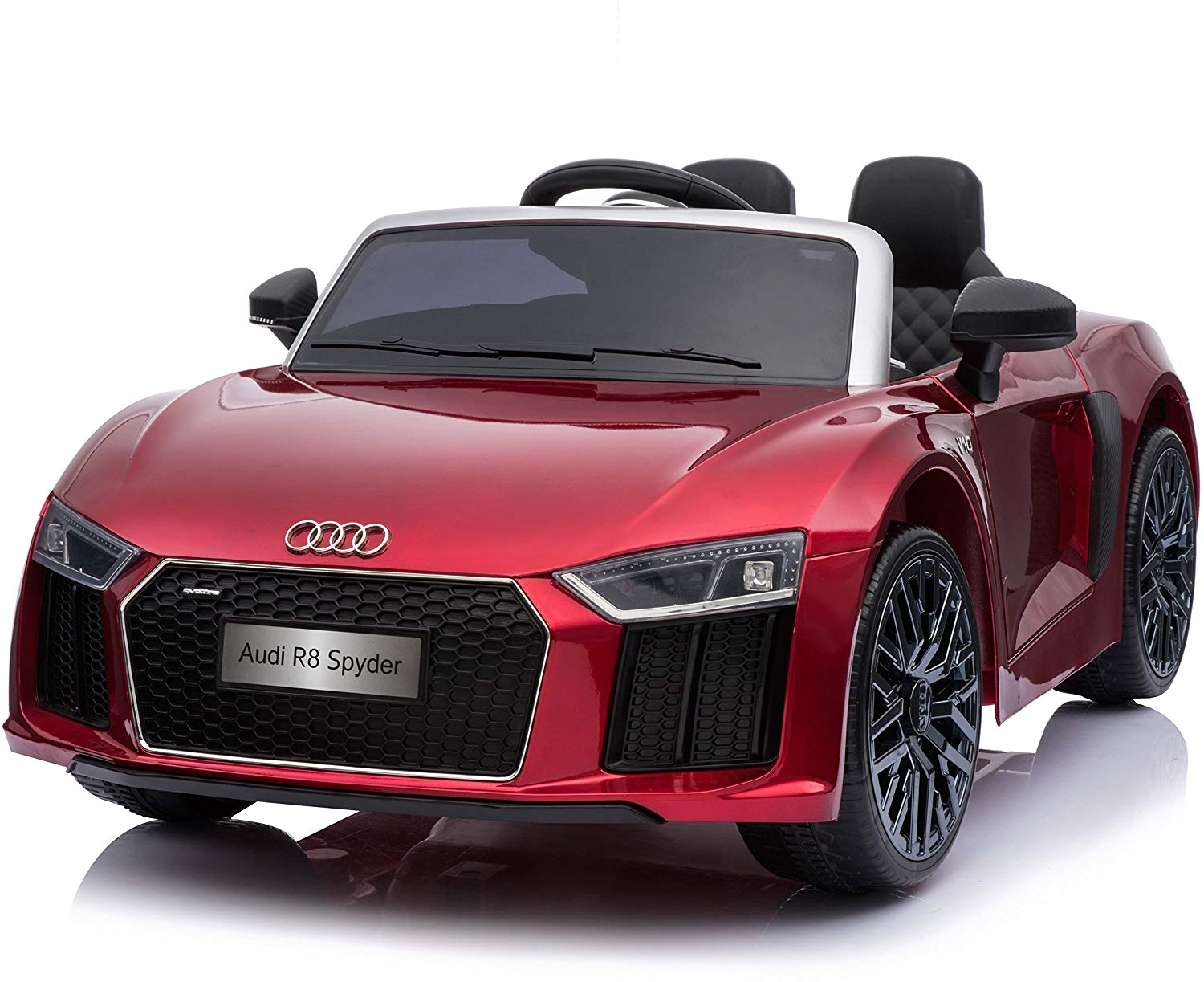 Coche eléctrico para niños Audi Little R8 Spyder Rojo Metalizado 3