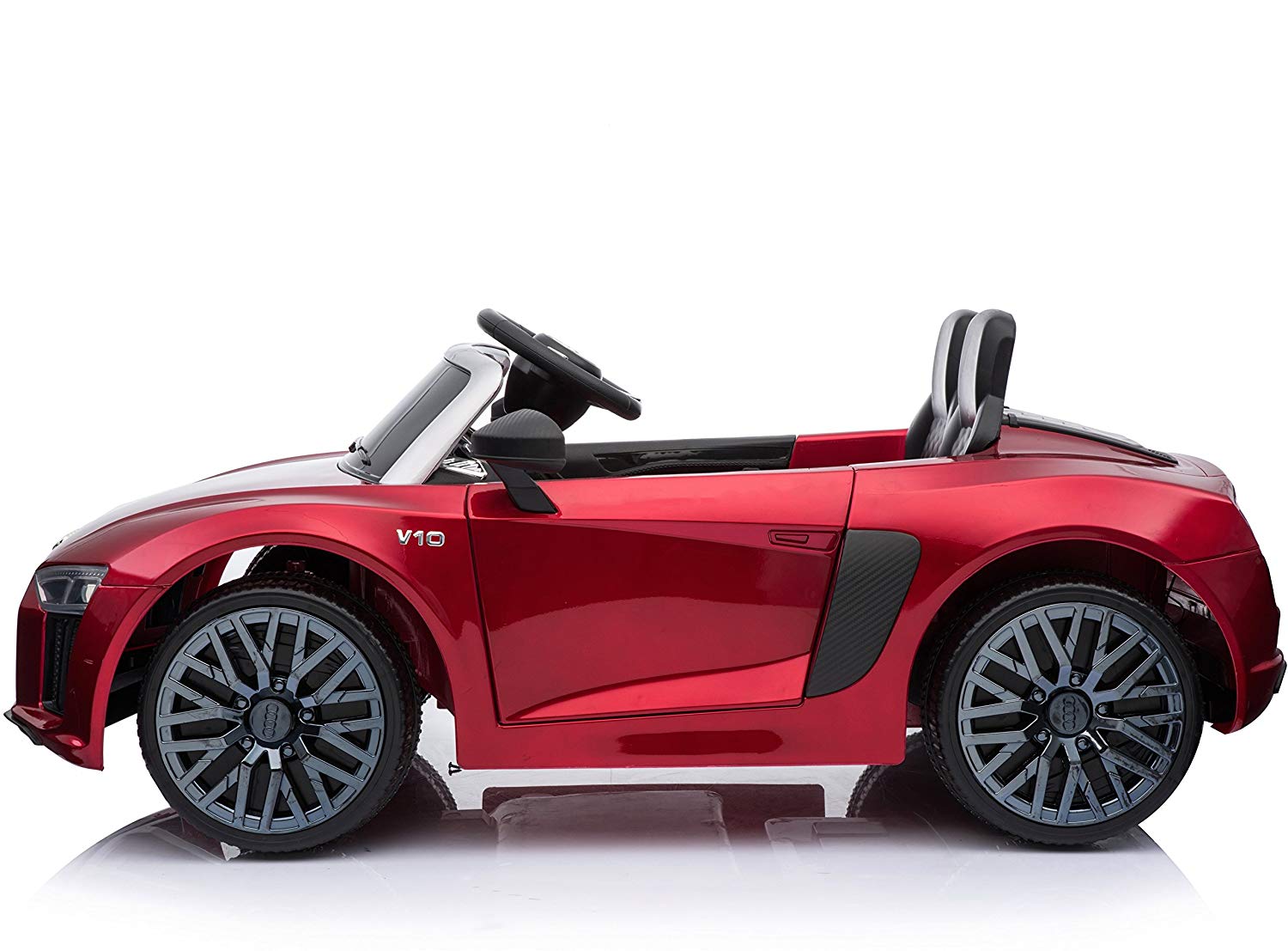 Coche eléctrico para niños Audi Little R8 Spyder Rojo Metalizado 4