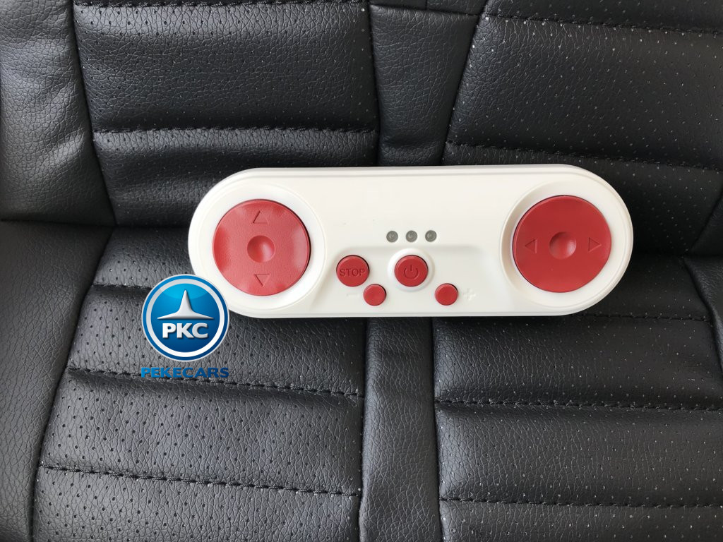 Coche electrico infantil Audi Little R8 Spyder Blanco mando radiocontrol