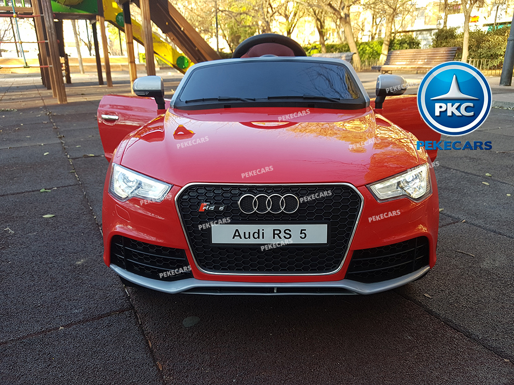 Coche Eléctrico para Niños Audi RS5 Rojo con Capota
