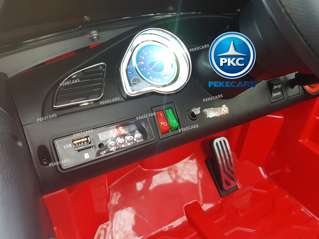 Coche Eléctrico para Niños Audi RS5 Rojo con Capota
