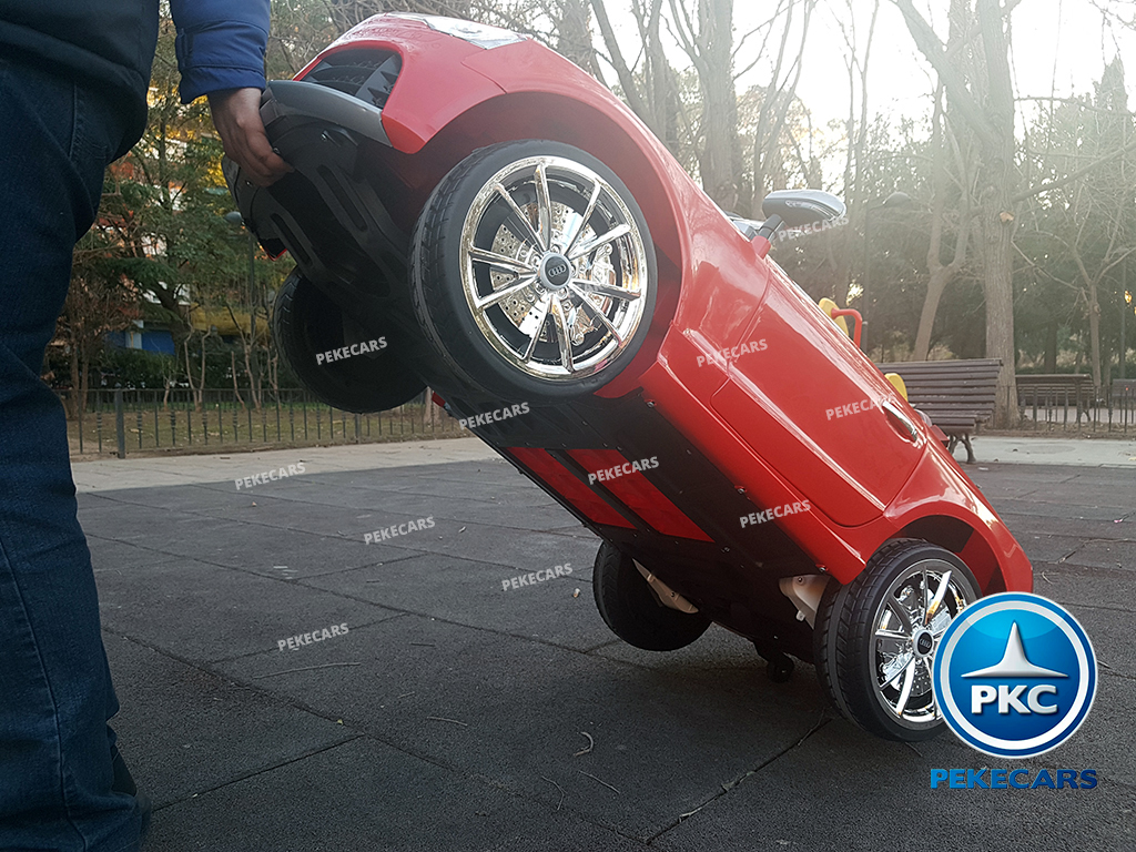 Coche Eléctrico para Niños Audi RS5 Rojo con Capota