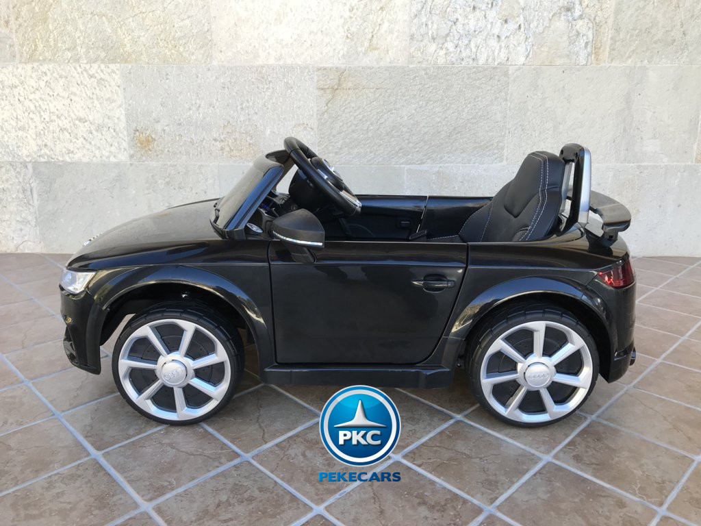Coche electrico para niños Audi TT Negro Metalizado para niños