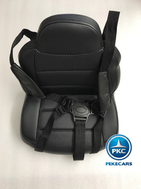 Coche electrico para niños Audi S5 Cabrio 12V Negro Metalizado asiento acolchado en piel