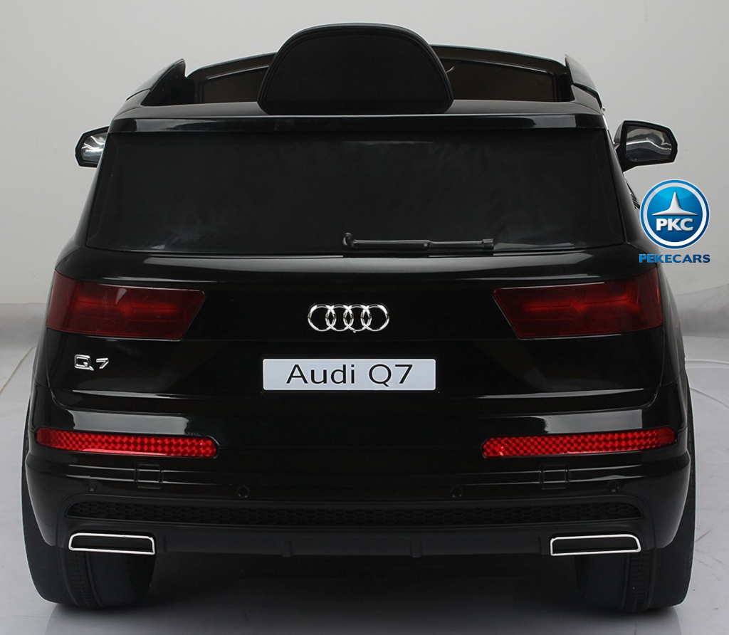 Coche electrico infantil Audi Q7 S-Line Negro con apertura de puertas